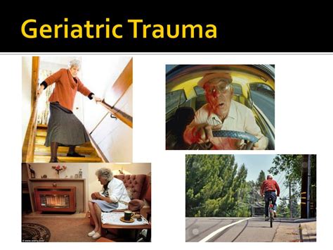 Section Editor Maria E Moreira, MD. . Which of the following considerations is most important when caring for a geriatric trauma patient